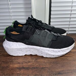 Nike Crater Impact Black Off Noir Mens Running Shoes Sneakers Size 9.5